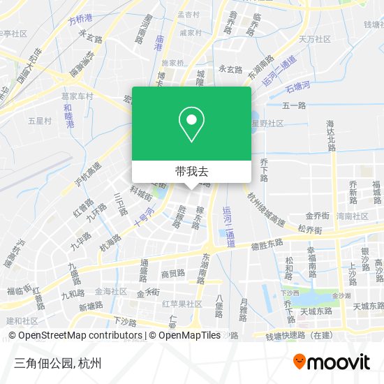 三角佃公园地图