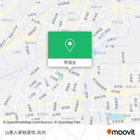山衢人家粗菜馆地图
