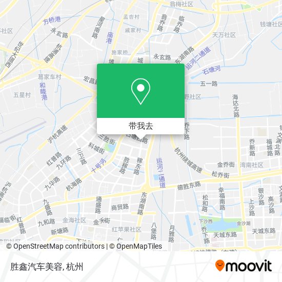 胜鑫汽车美容地图