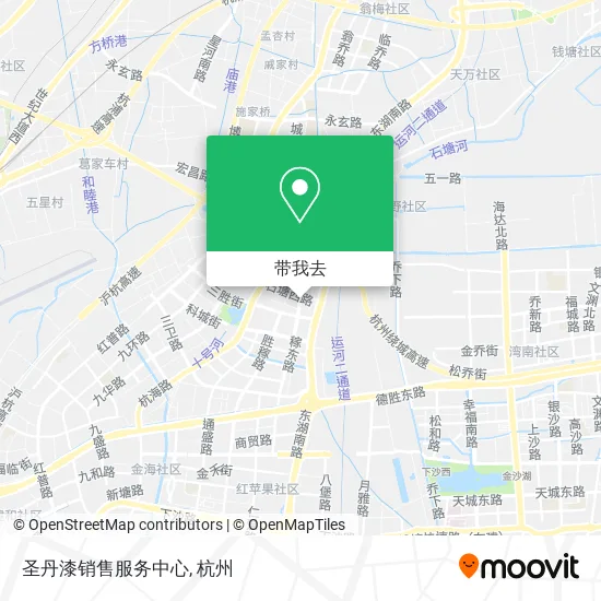 圣丹漆销售服务中心地图