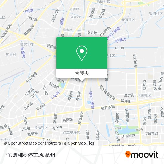 连城国际-停车场地图