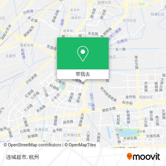 连城超市地图
