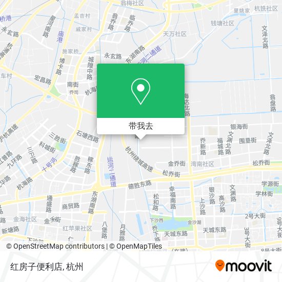 红房子便利店地图