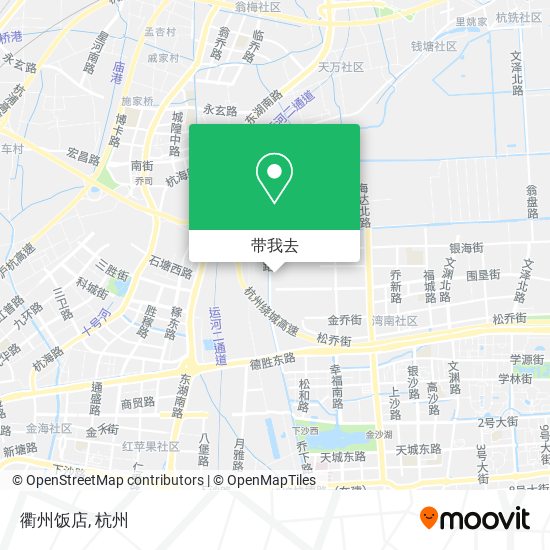 衢州饭店地图