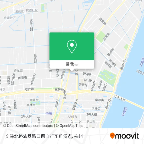 文津北路农垦路口西自行车租赁点地图