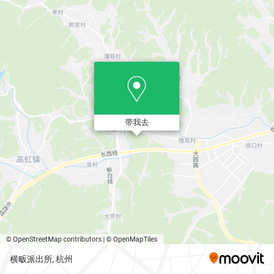 横畈派出所地图