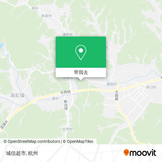 城信超市地图