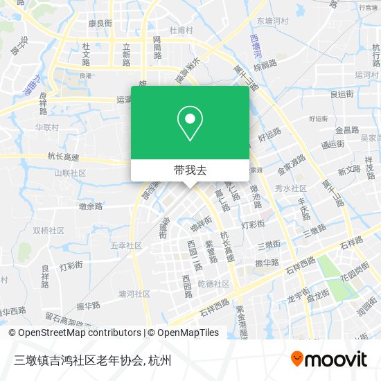 三墩镇吉鸿社区老年协会地图