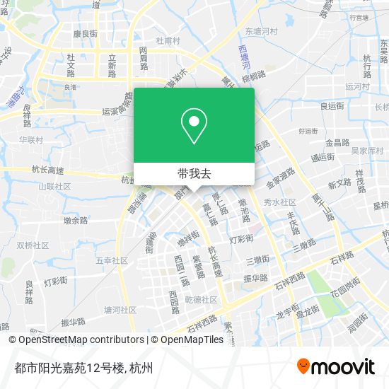 都市阳光嘉苑12号楼地图
