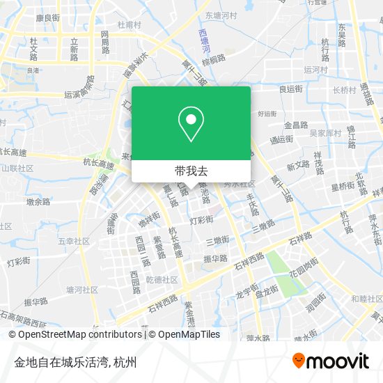 金地自在城乐活湾地图