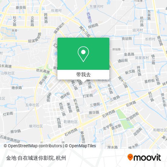 金地·自在城迷你影院地图