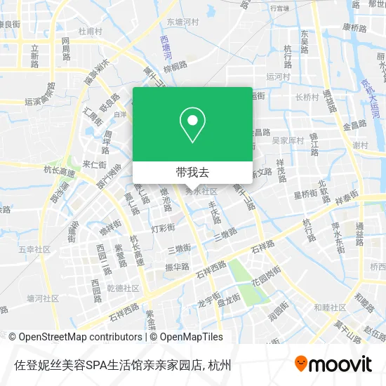佐登妮丝美容SPA生活馆亲亲家园店地图