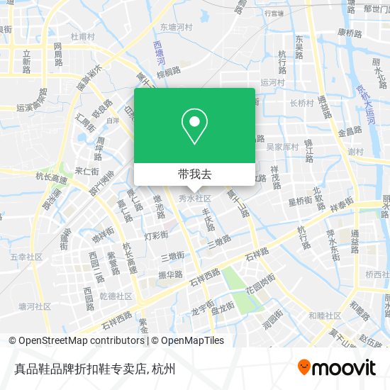 真品鞋品牌折扣鞋专卖店地图