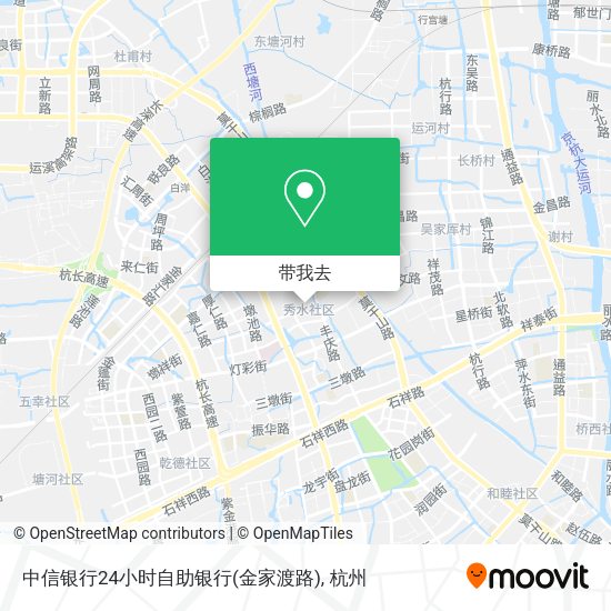 中信银行24小时自助银行(金家渡路)地图