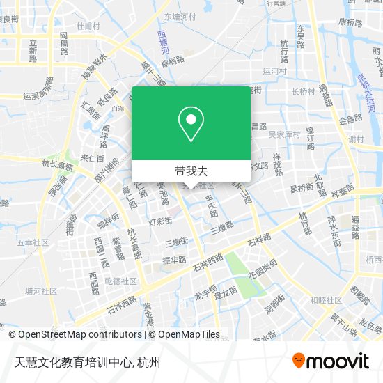 天慧文化教育培训中心地图