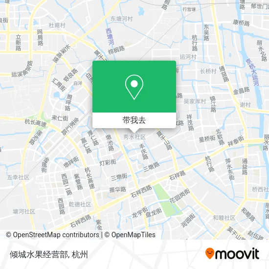 倾城水果经营部地图