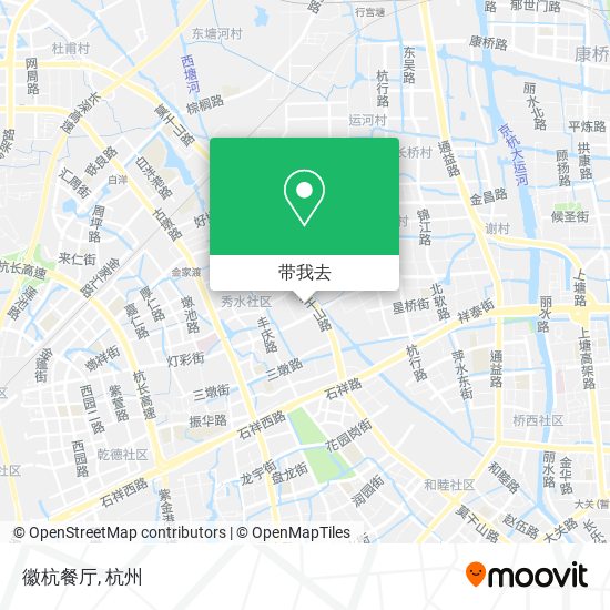 徽杭餐厅地图