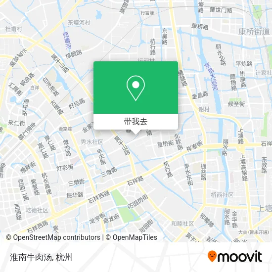 淮南牛肉汤地图