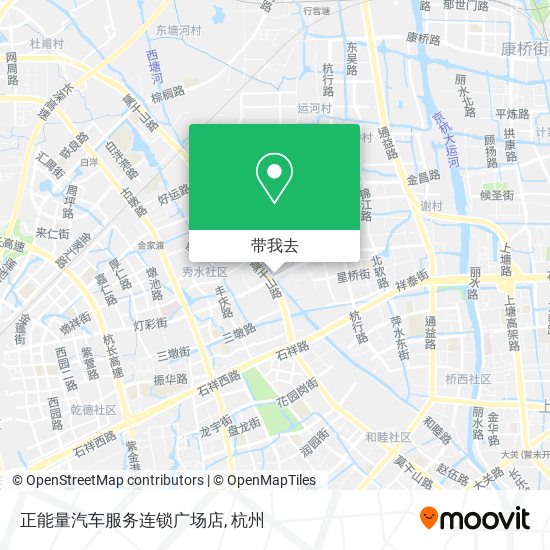 正能量汽车服务连锁广场店地图