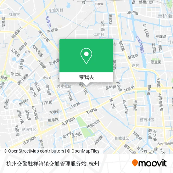 杭州交警驻祥符镇交通管理服务站地图