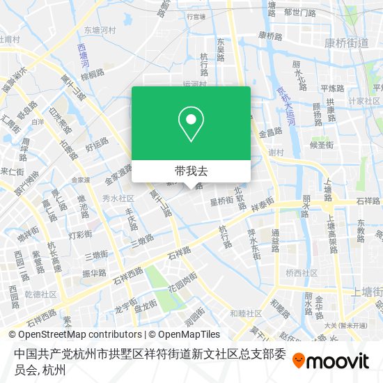 中国共产党杭州市拱墅区祥符街道新文社区总支部委员会地图