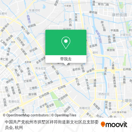 中国共产党杭州市拱墅区祥符街道新文社区总支部委员会地图