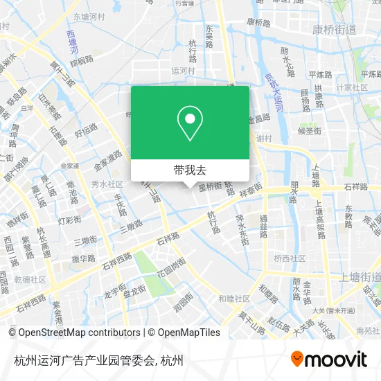杭州运河广告产业园管委会地图