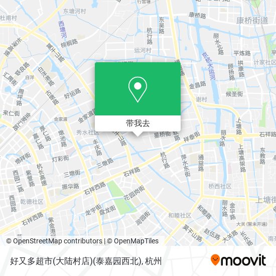 好又多超市(大陆村店)(泰嘉园西北)地图
