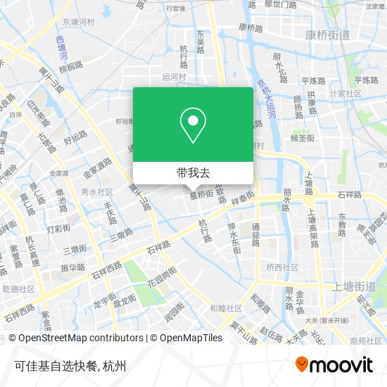 可佳基自选快餐地图