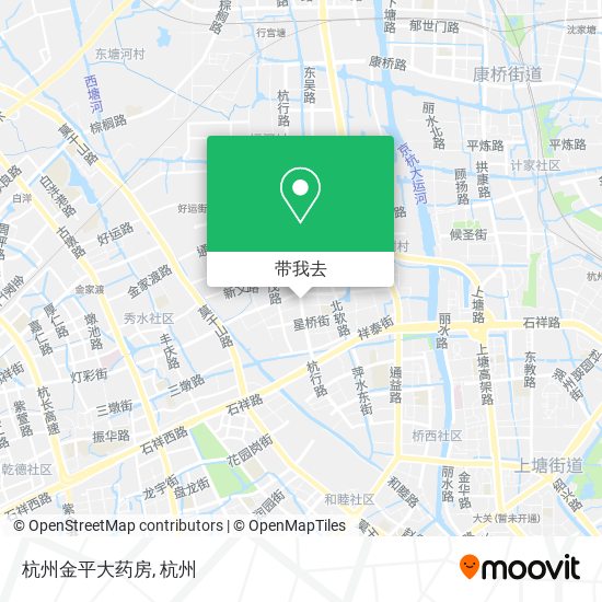 杭州金平大药房地图