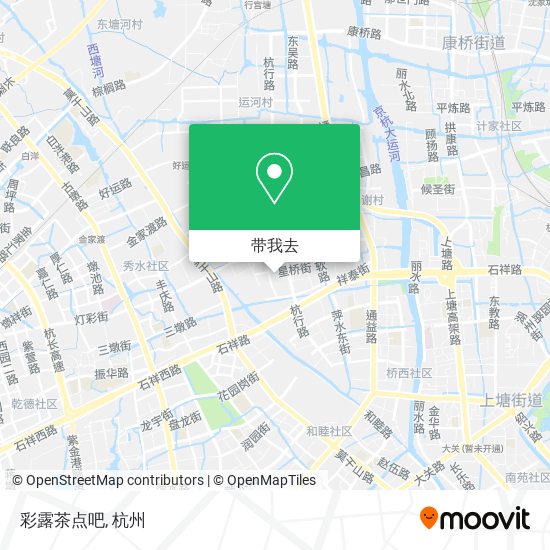 彩露茶点吧地图