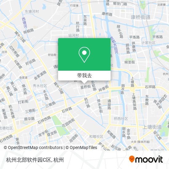 杭州北部软件园C区地图