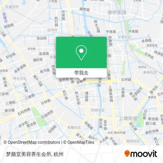 梦颜堂美容养生会所地图