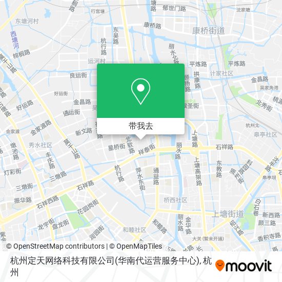 杭州定天网络科技有限公司(华南代运营服务中心)地图