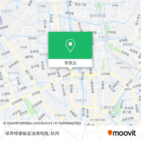 保养维修钣金油漆电瓶地图