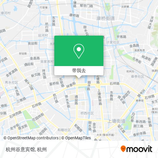杭州谷意宾馆地图