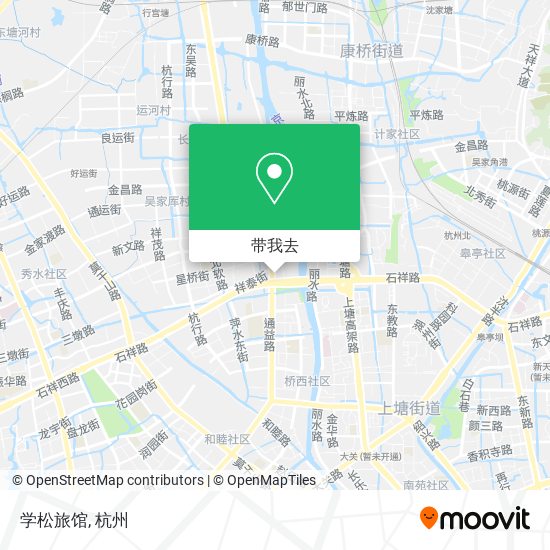学松旅馆地图