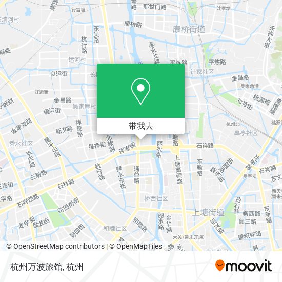 杭州万波旅馆地图