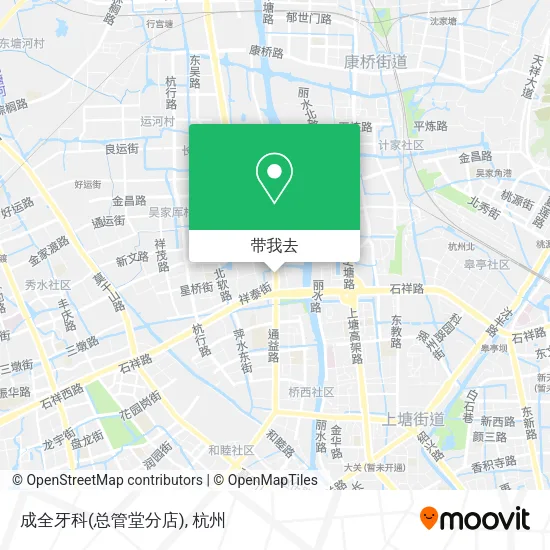成全牙科(总管堂分店)地图