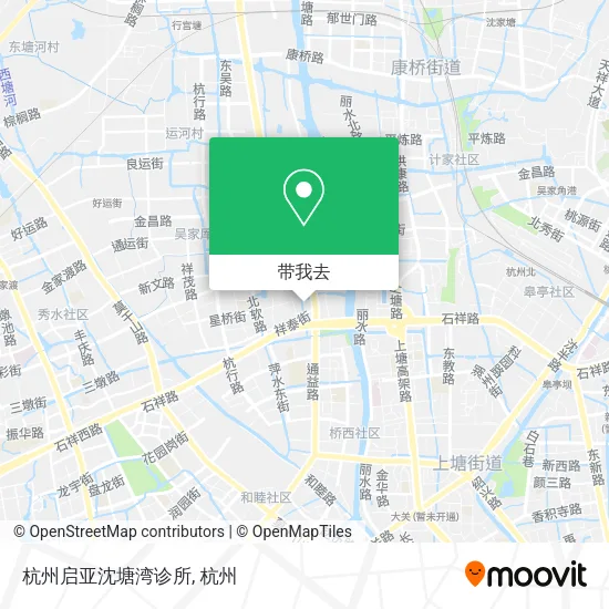 杭州启亚沈塘湾诊所地图