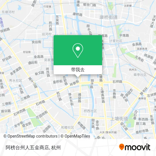 阿榜台州人五金商店地图