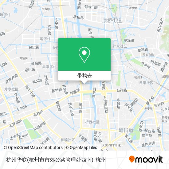 杭州华联(杭州市市郊公路管理处西南)地图