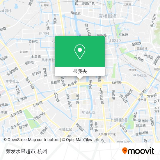荣发水果超市地图
