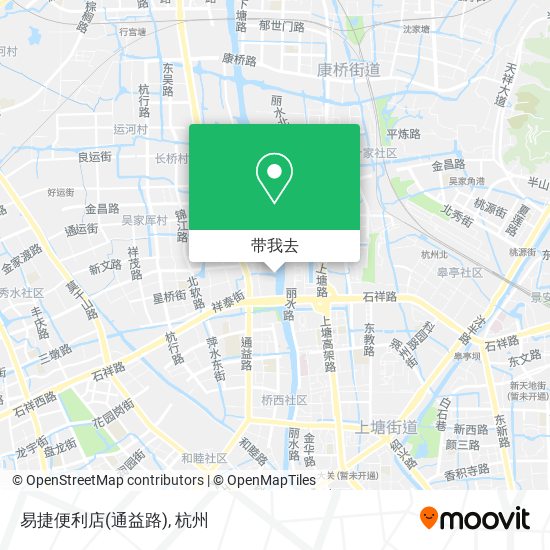 易捷便利店(通益路)地图