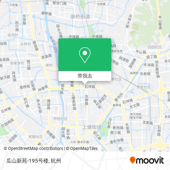 瓜山新苑-195号楼地图