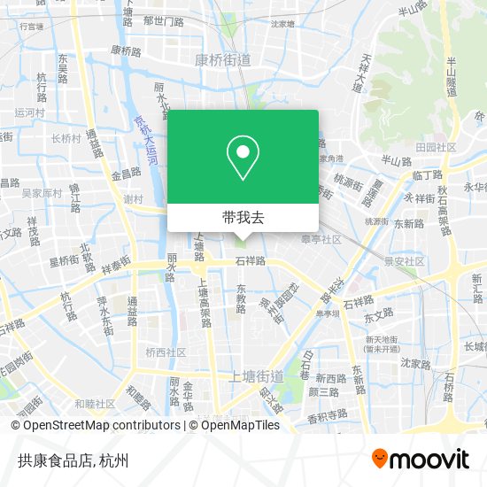 拱康食品店地图
