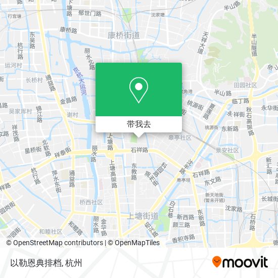 以勒恩典排档地图