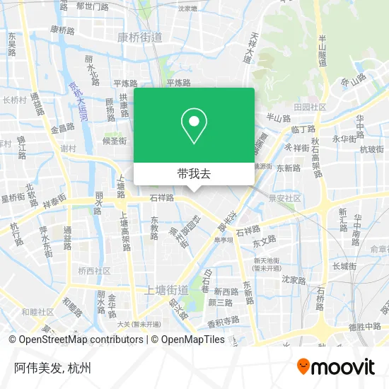 阿伟美发地图