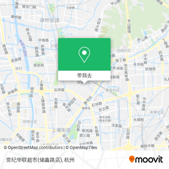 世纪华联超市(储鑫路店)地图