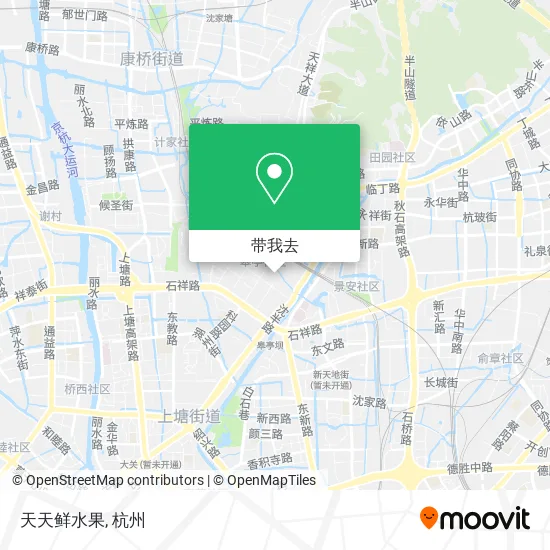 天天鲜水果地图